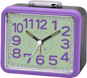 2018 Hot Selling Simple Purple Table Clock For Home - Alarm Clock, HD Png Download PNG