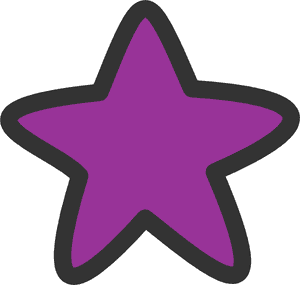 I Clipart Purple - Clip Art Purple Star, HD Png Download PNG image with transparent background