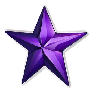 Purple Star Icon Png Dqc PNG Image