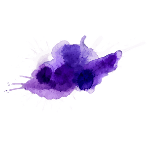 Purple Watercolor Splash PNG its15 PNG image with transparent background