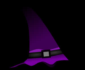 Purple Witch Hat Illustration PNG