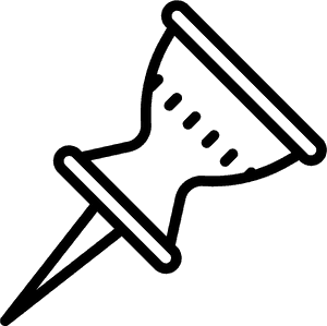 Push Pin Icon - Alarm Clock Icon Png, Transparent Png PNG
