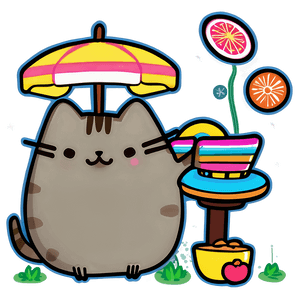 Pusheen Summer Fun PNG 21 PNG image with transparent background