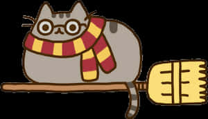 Pusheen Vector Harry Potter - Harry Potter Png Kawaii, Transparent Png PNG image with transparent background