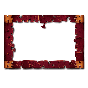 Puzzle Piece Picture Frame PNG 05042024 PNG