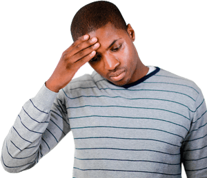 Confused Guy Png - Transparent Black Guy Png, Png Download PNG with transparent background