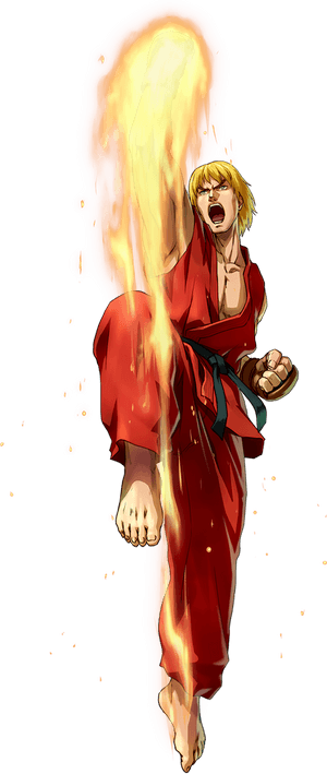 Pxz2-ken - Ken Street Fighter Shoryuken, HD Png Download PNG image with transparent background