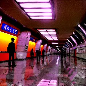 Pyongyang Metro Station Png 06242024 PNG Image