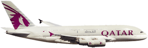 Qatar Airways القطرية, Aircraft, Isolated, Flying, - Qatar Airways Plane Png, Transparent Png PNG image with transparent background