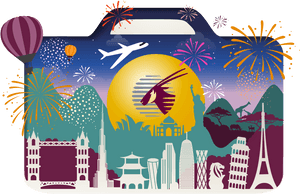 Qatar Airways Inspires World Explorers To Live Their - Qatar Airways Travel Festival 2018, HD Png Download PNG image with transparent background