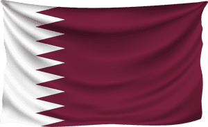 Qatar Wrinkled Flag - Qatar Flag Images Download, HD Png Download PNG image with transparent background