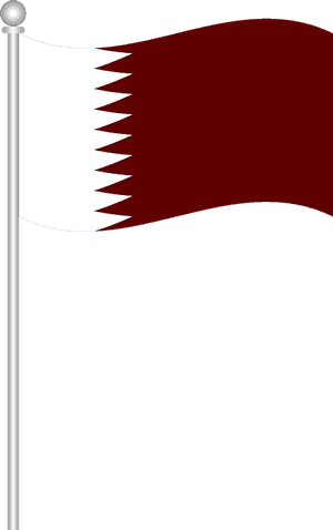 Flag Of Qatar World - Flag Of Qatar Png, Transparent Png PNG image with transparent background