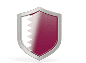 Download Flag Icon Of Qatar At Png Format - Qatar Shield Png, Transparent Png PNG image with transparent background