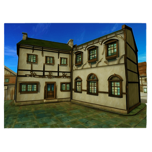 Quaint Town Square PNG nkw PNG with transparent background