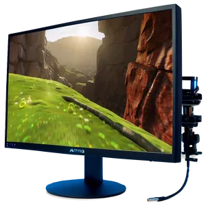 Quantum Dot Gaming Monitor Png Fmd PNG Image