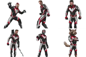 Quantum Realm Suits Team PNG Image