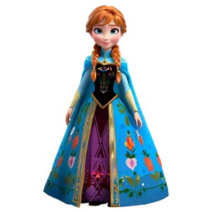 Queen Anna Frozen 2 Png Fam PNG Image