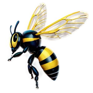 Queen Bee With Wings Spread Png Jhh PNG Image