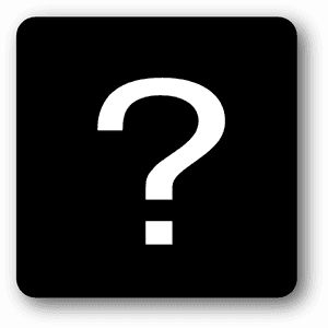 Black Box With Question Mark Png PNG