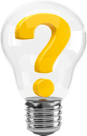 Bulb With Question Mark, HD Png Download PNG image with transparent background