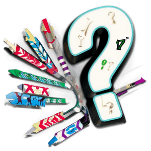 Question Mark with Arrows PNG 17 PNG image with transparent background
