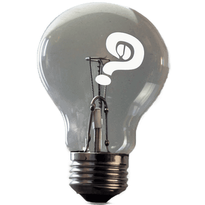 Question Mark with Light Bulb PNG 04292024 PNG image with transparent background
