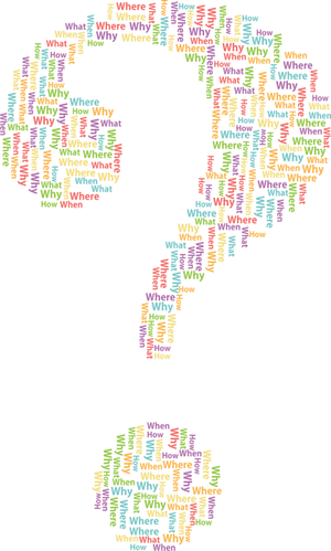 Transparent Pink Question Mark Png - Question Mark Png Word Cloud, Png Download PNG image with transparent background