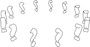 Question Mark Circle Clip Arts - Circle Of Question Marks, HD Png Download PNG image with transparent background