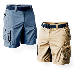 Quick Dry Cargo Shorts Png Mti33 PNG Image