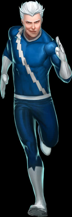 Transparent Quest Clipart - Quicksilver Marvel Png, Png Download PNG image with transparent background
