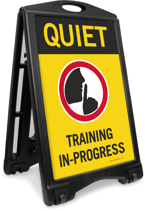 Training In Progress Signage, HD Png Download PNG with transparent background