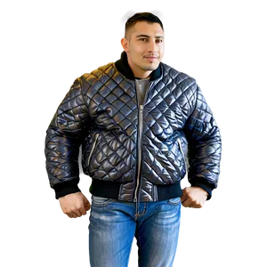 Quilted Winter Bomber Png Cev85 PNG Image