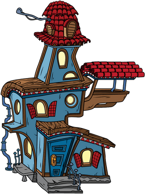 Scary Old House Cartoon, HD Png Download PNG with transparent background
