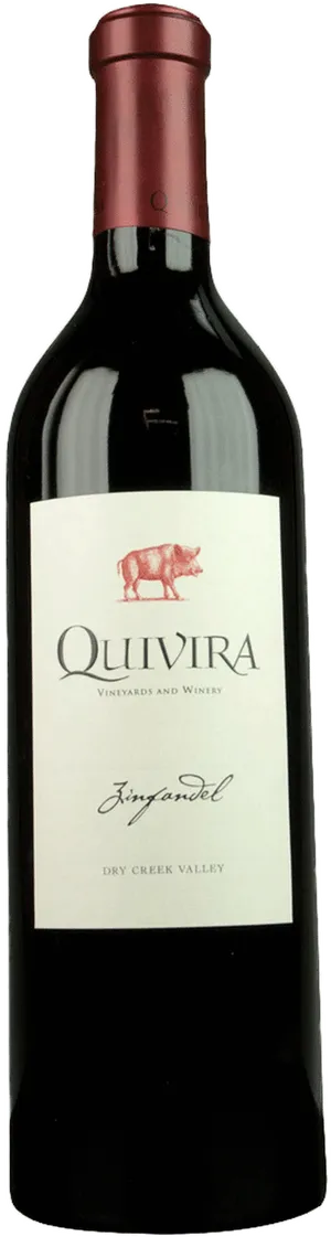 Quivira Vineyards Zinfandel Wine Bottle PNG Image