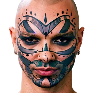 Quote Face Tattoo Png 06122024 PNG Image