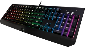 R G B Mechanical Gaming Keyboard PNG Image