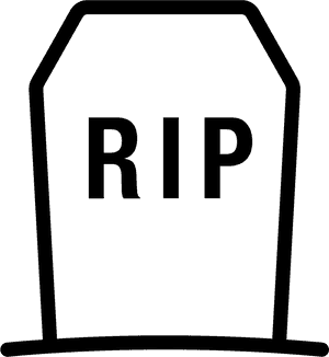 R I P Gravestone Icon PNG image with transparent background
