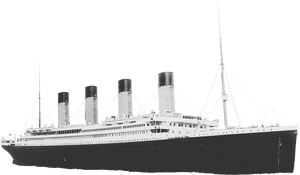 Titanic Picture Black And White, HD Png Download PNG image with transparent background