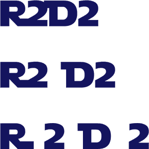 R2d2 In Star Wars Font, HD Png Download PNG image with transparent background