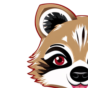 Raccoon Cartoon Character PNG 23 PNG image with transparent background