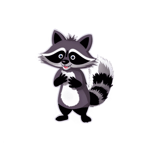 Raccoon Cartoon Character PNG mxe61 PNG image with transparent background