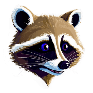 Raccoon Cartoon Character PNG ohh47 PNG image with transparent background