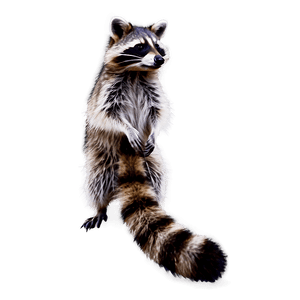 Raccoon in Snow PNG 05242024 PNG