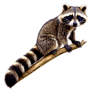 Raccoon on Branch PNG 37 PNG
