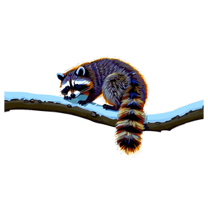 Raccoon on Branch PNG 58 PNG