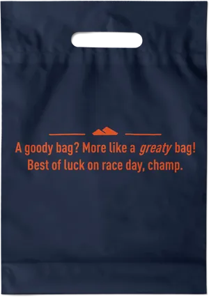 Race Day Good Luck Plastic Bag PNG Image