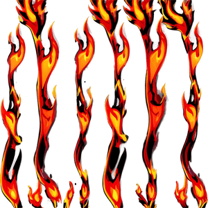 Racing Flames Decal PNG auf95 PNG