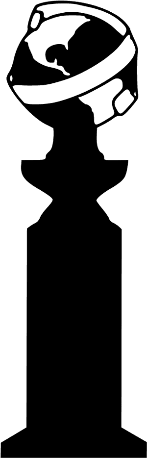 Golden Globe Award Black And White, HD Png Download PNG image with transparent background