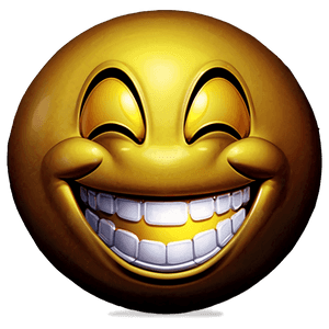Radiant Laugh Emoji PNG jlx96 PNG image with transparent background