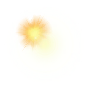 Radiant Light Flare PNG Image